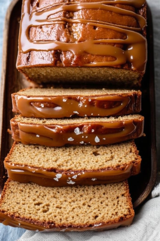 Salted Caramel Banana Bread
