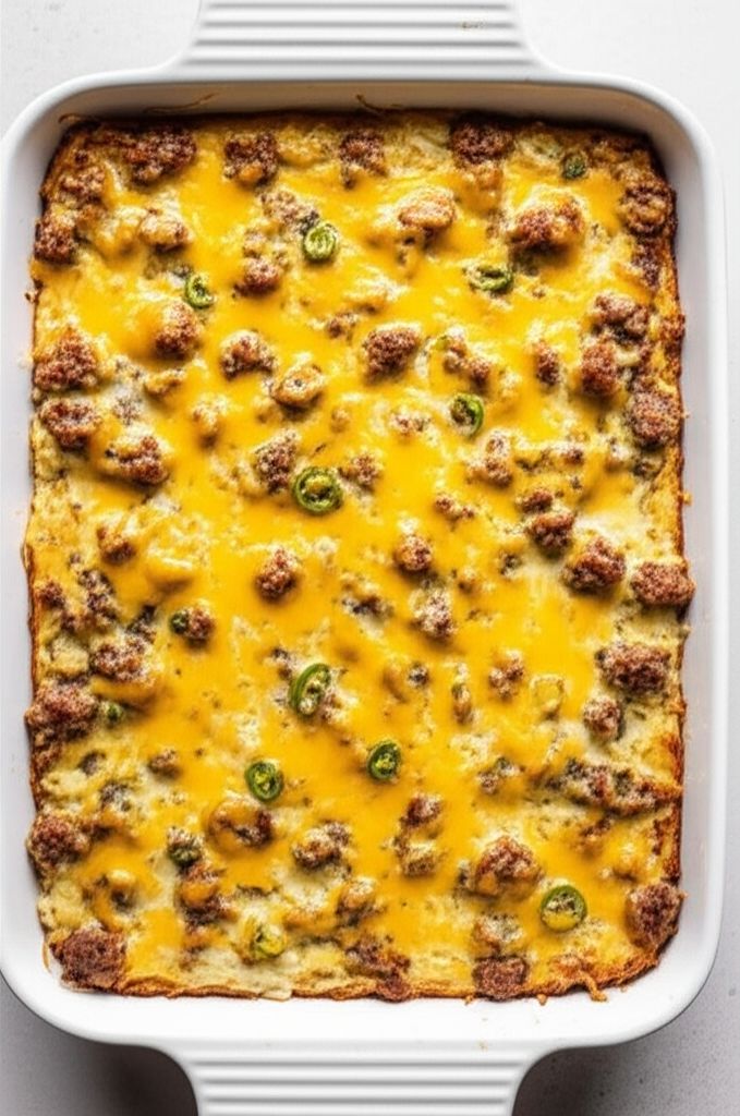 Sausage Hashbrown Breakfast Casserole