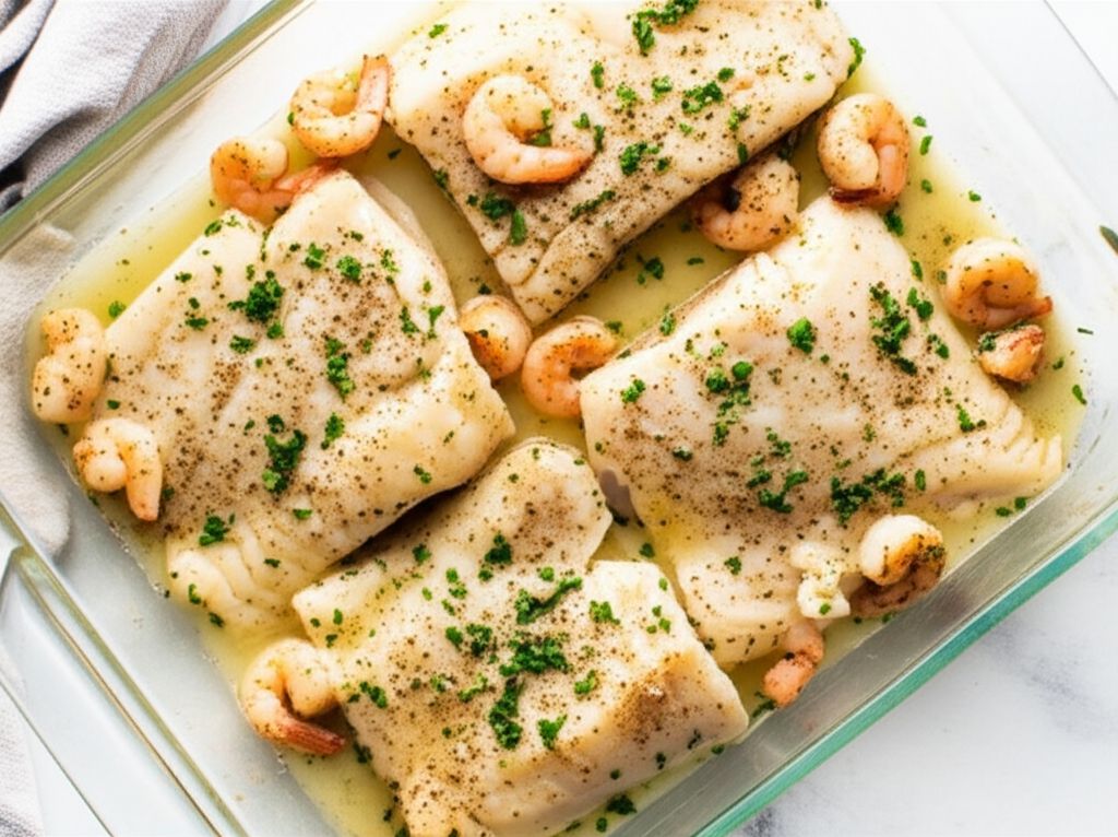 Seafood Bake for Two