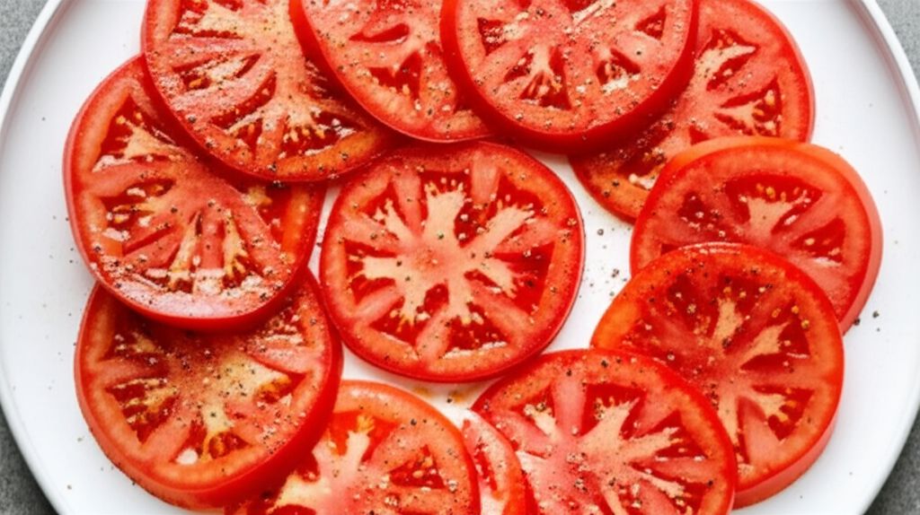 Sliced Tomatoes with Fresh Herb Dressing
