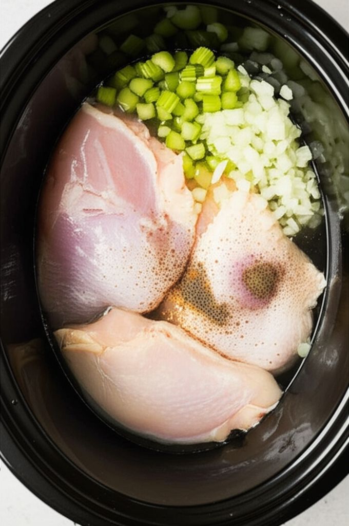Slow Cooker Chicken and Noodles