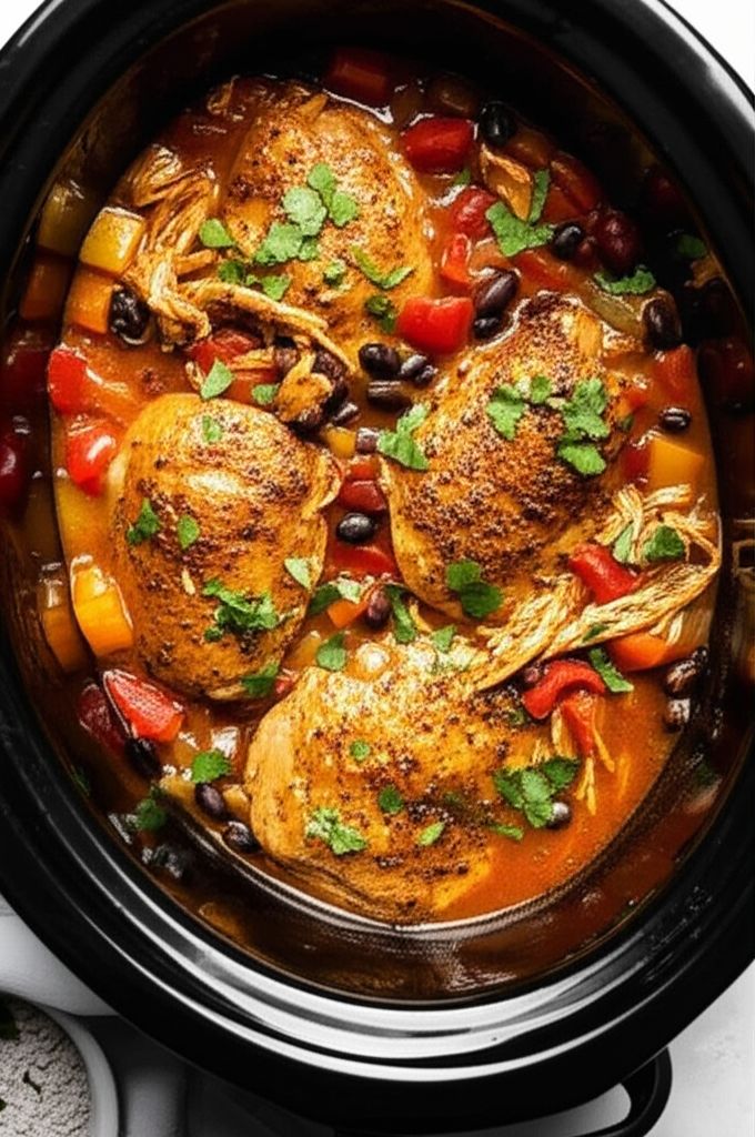 Slow Cooker Latin Chicken