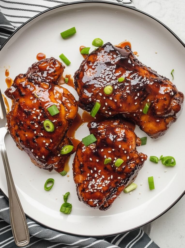 Slow Cooker Sesame Chicken Thighs