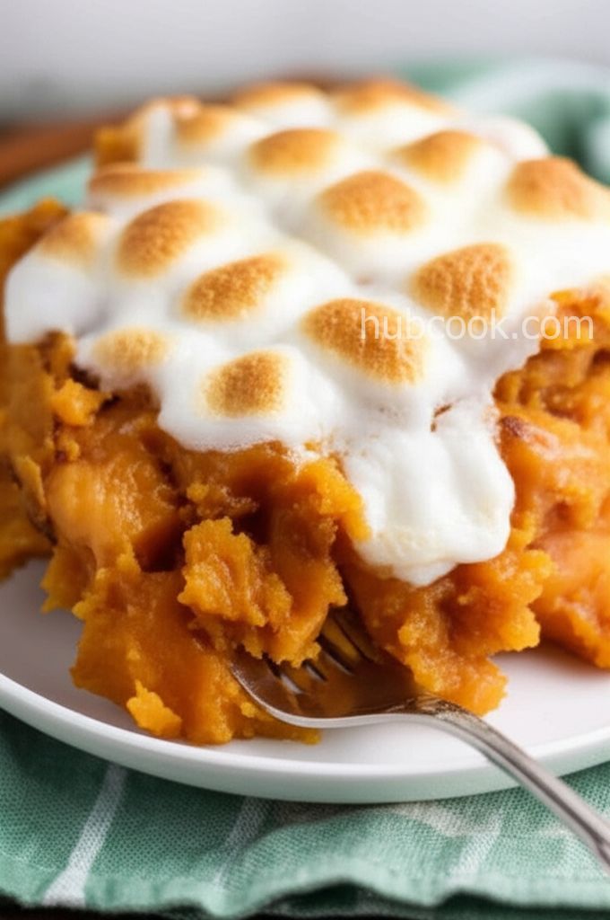 Slow Cooker Sweet Potatoes (Yams) and Marshmallows