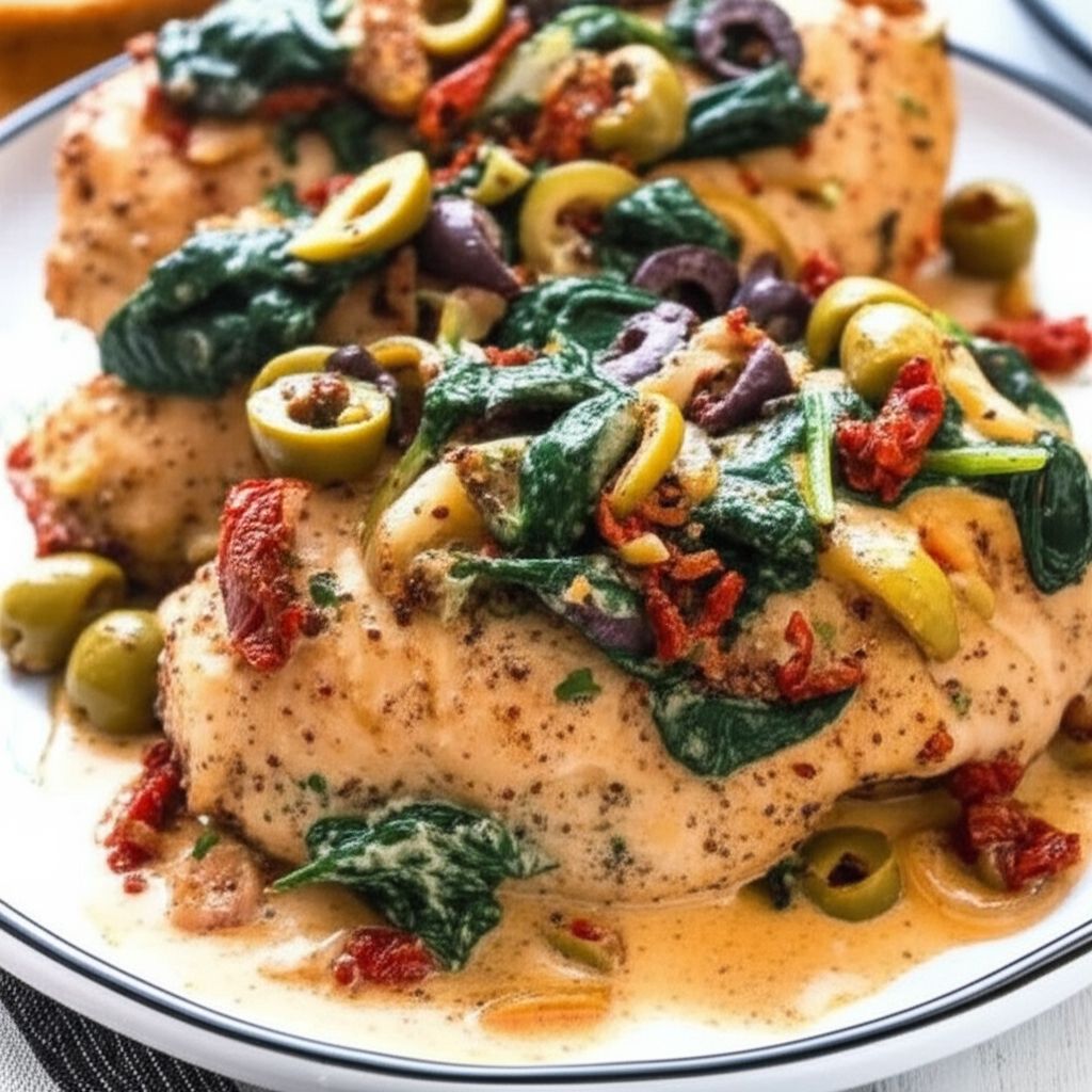 Slow Cooker Tuscan Chicken