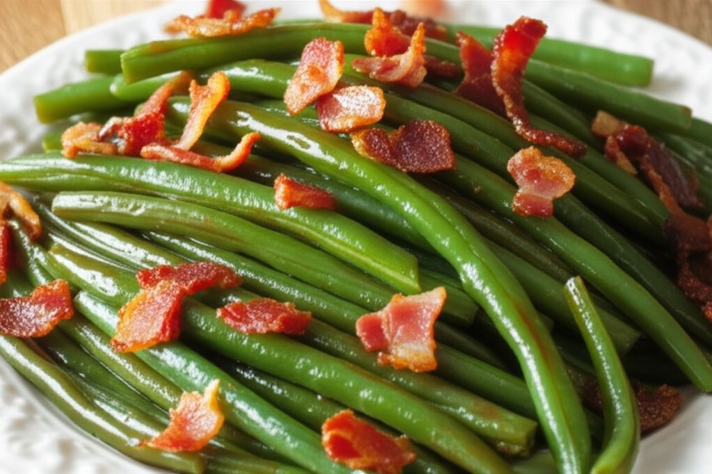 Spicy and Sweet Green Beans