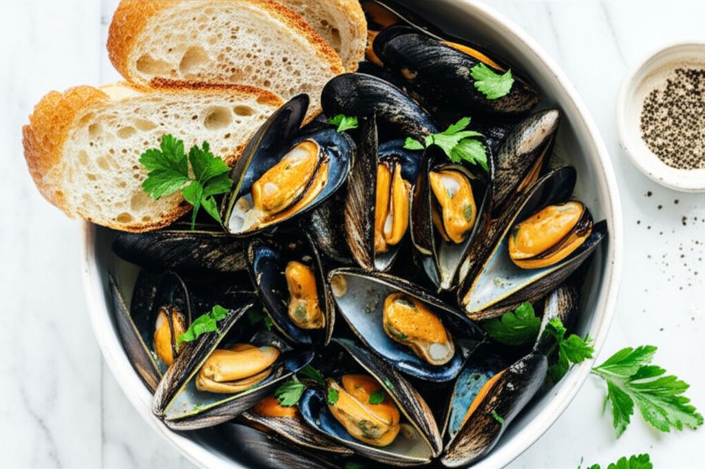 Steamed Mussels II