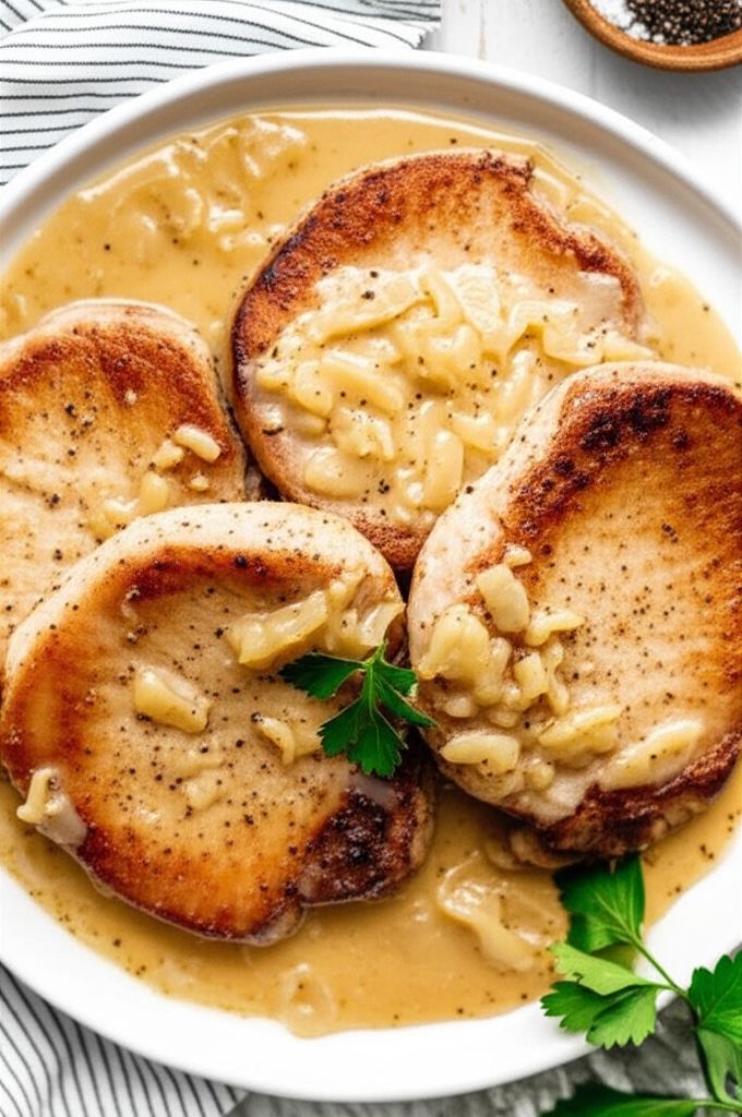 Sunny's Creamy Chicken Pork Chops