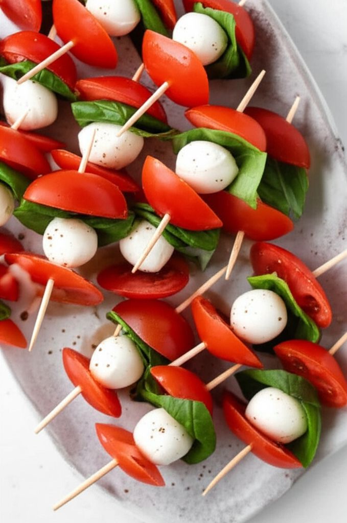 Tomato and Mozzarella Bites