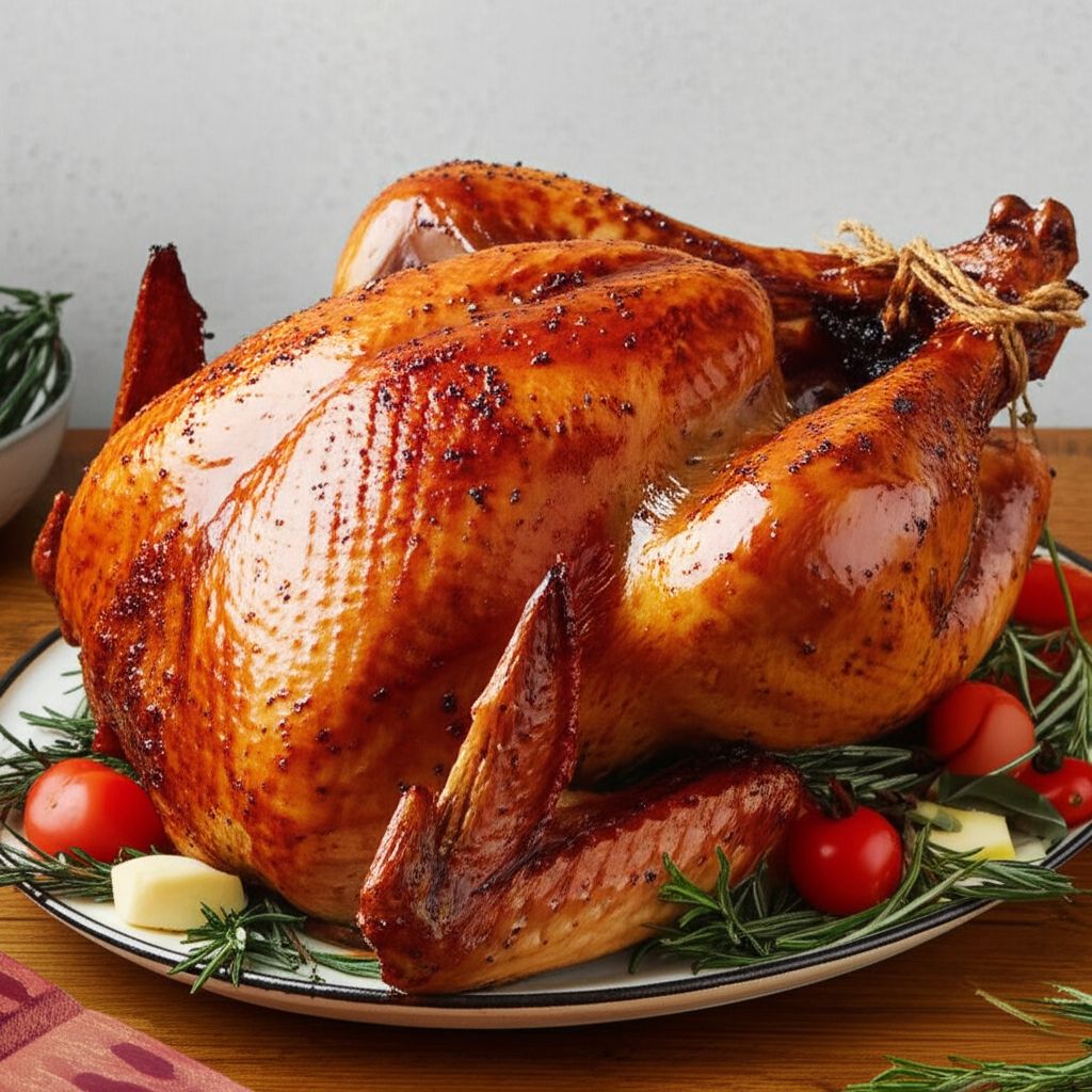 Turkey in a Smoker