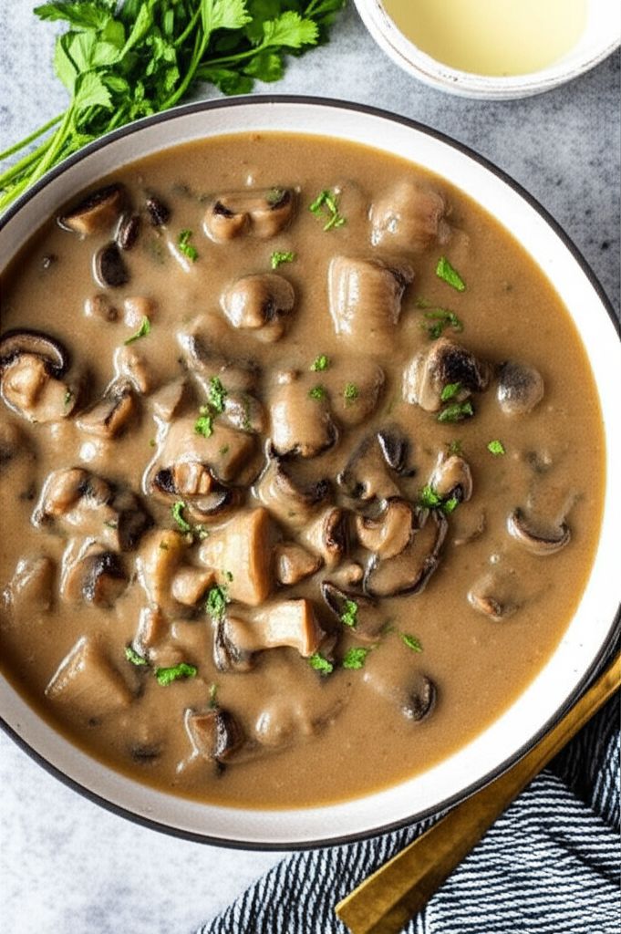 Turkey Mushroom Gravy