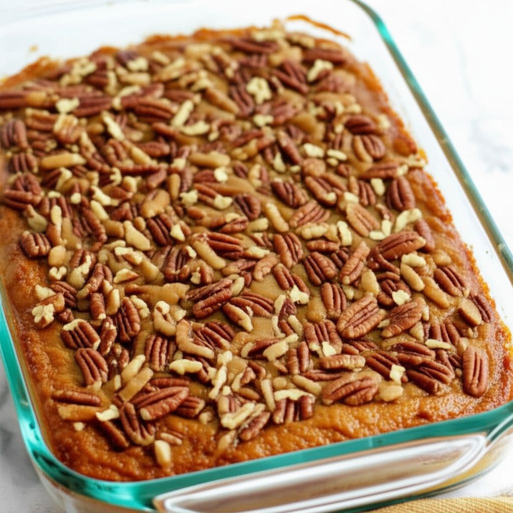Upside-Down Pumpkin Cake