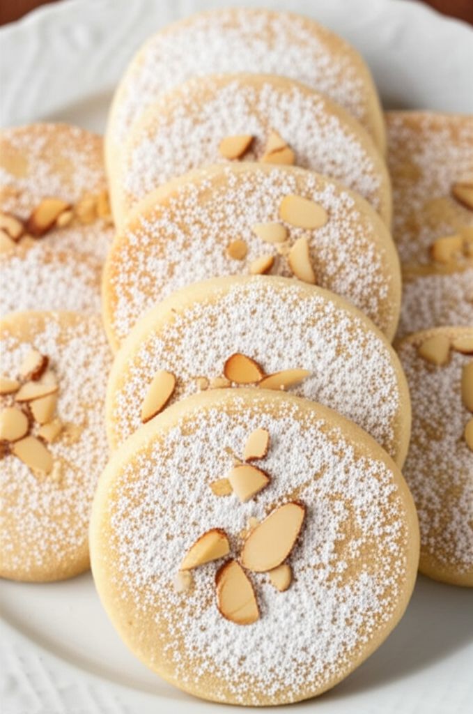 Amaretto Shortbread Cookie