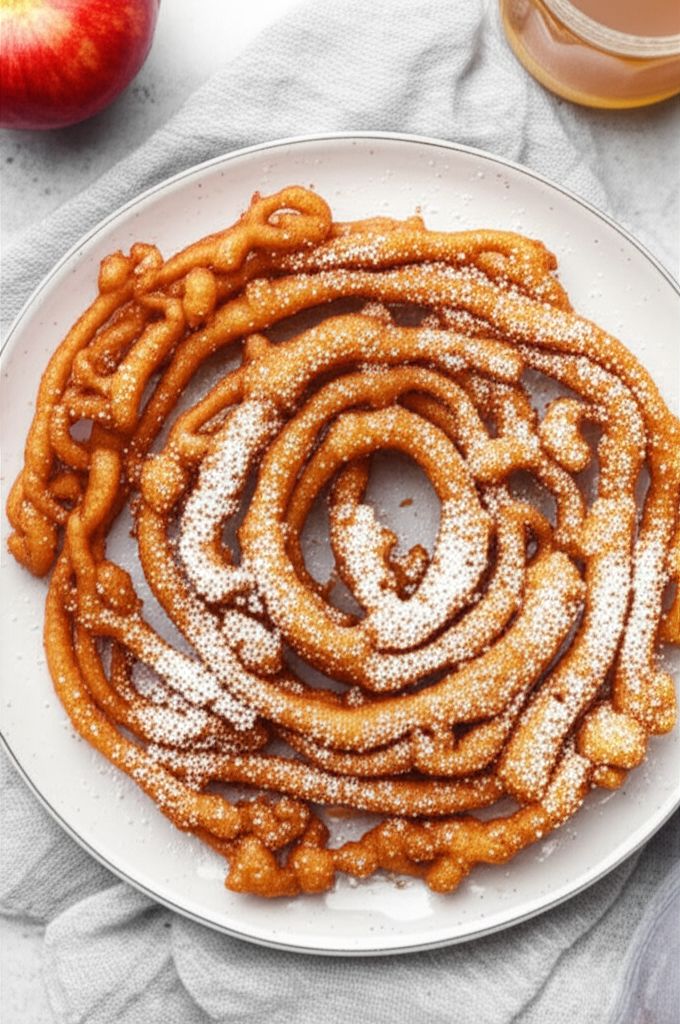 Apple Cinnamon Funnel Cakes