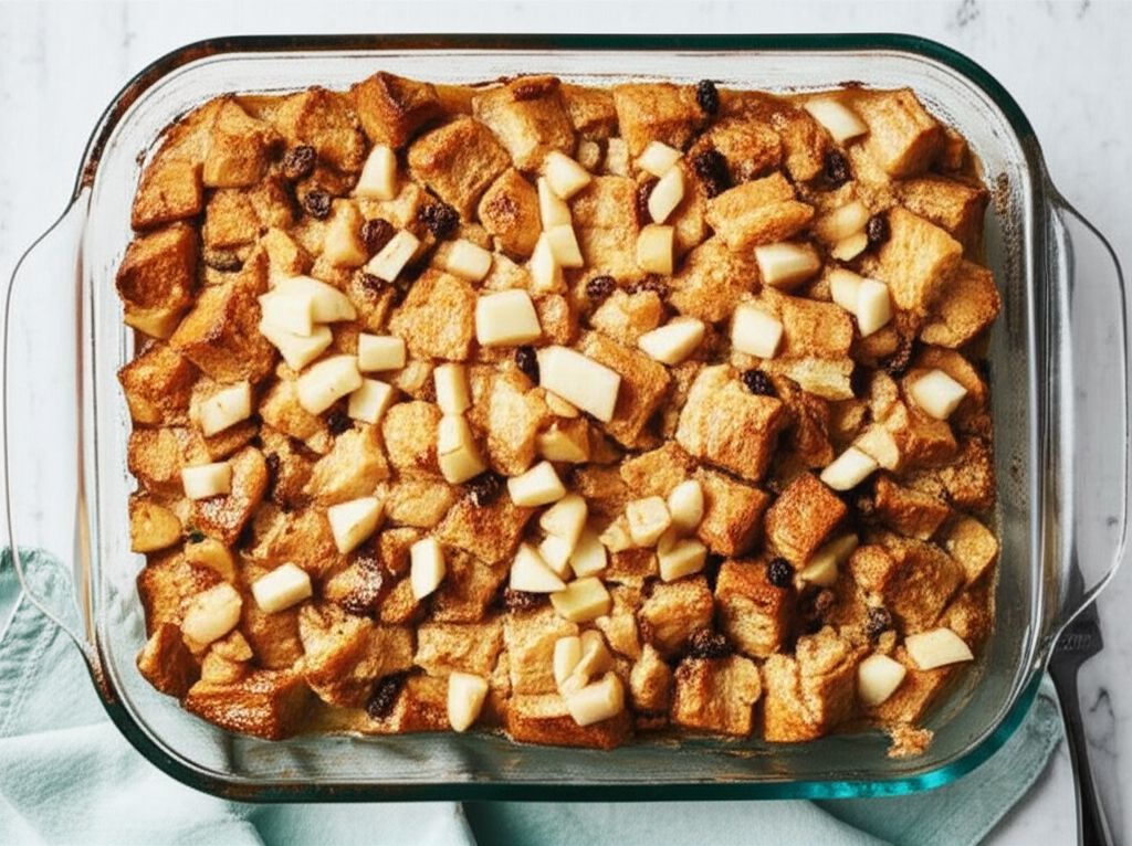 Apple-Raisin Breakfast Bread Pudding