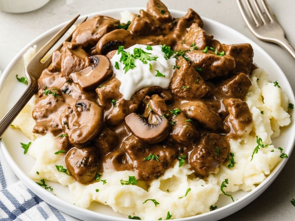 Beef Stroganoff