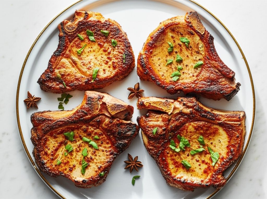 Beer Brined Pork Chops