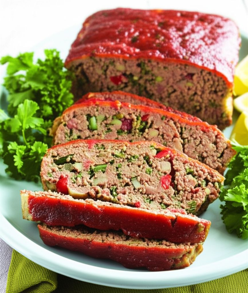 Buffalo Veggie Quinoa Meatloaf