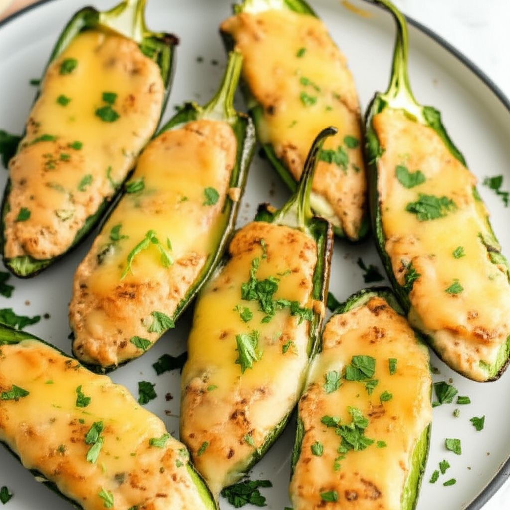 Cheese and Bacon Jalapeno Rellenos