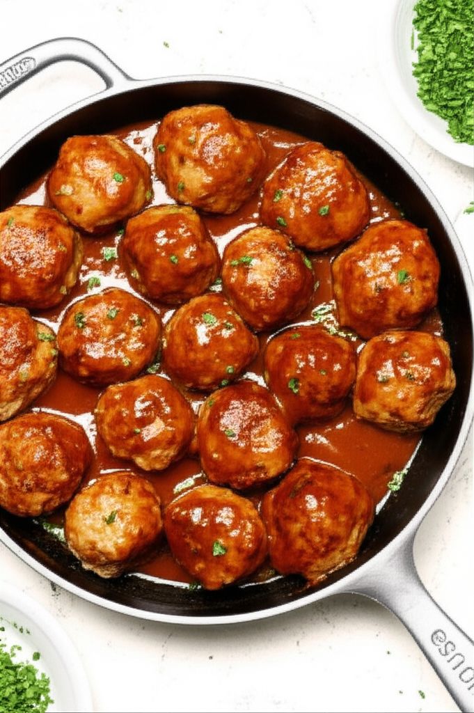 Chicken Marsala Meatballs