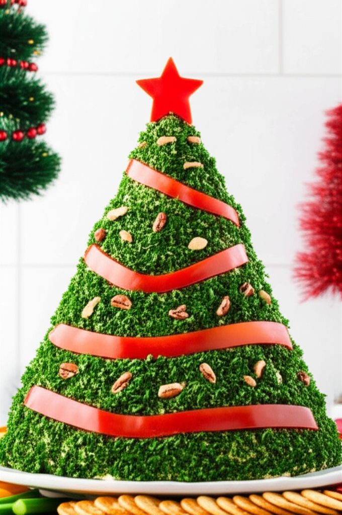 Christmas Tree Cheese Ball