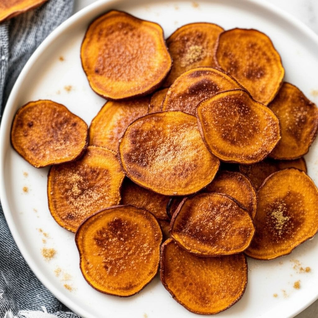 Cinnamon Sweet Potato Chips