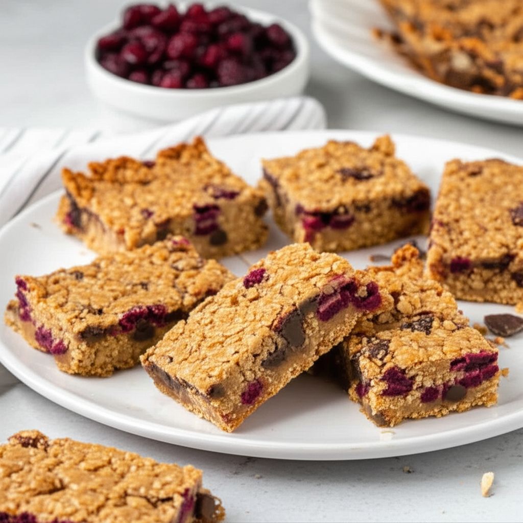 Cranberry Nut Oatmeal Granola Bars