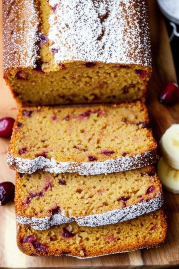 Cranberry Pumpkin Banana Bread
