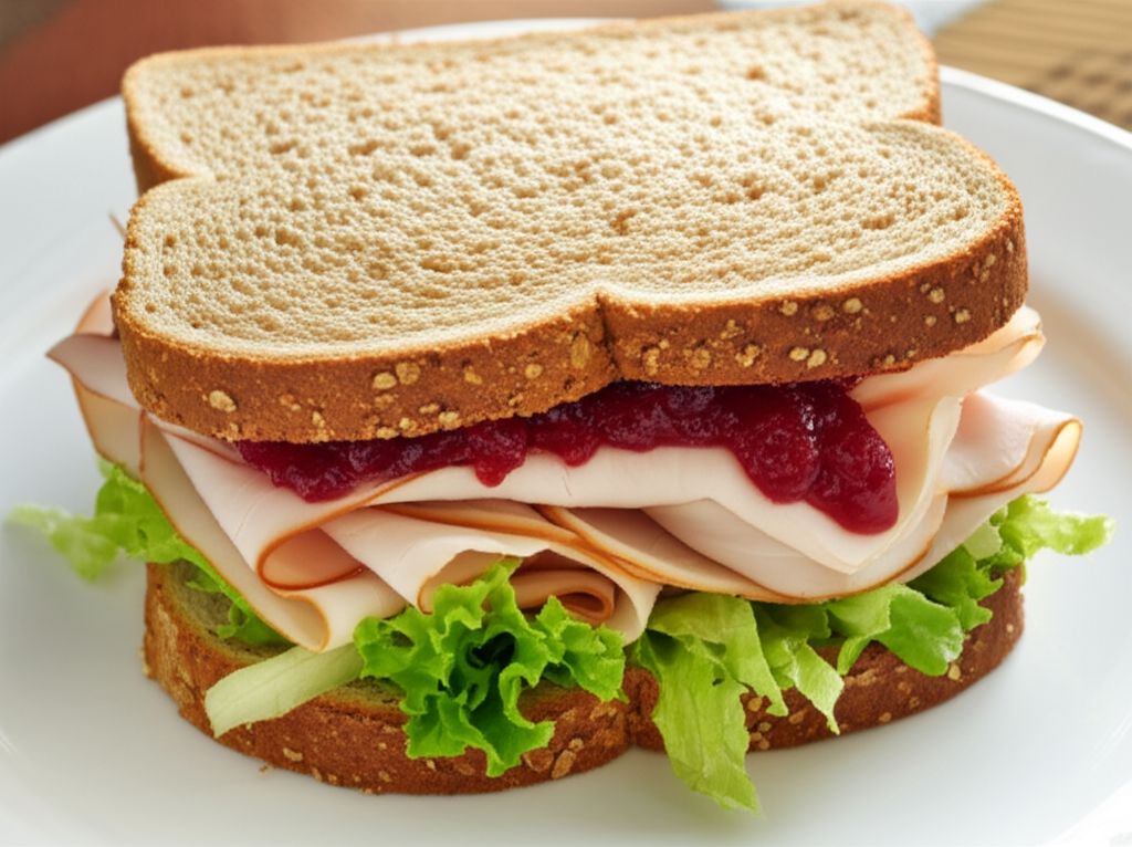 Cranberry Thanksgiving Turkey Sandwich