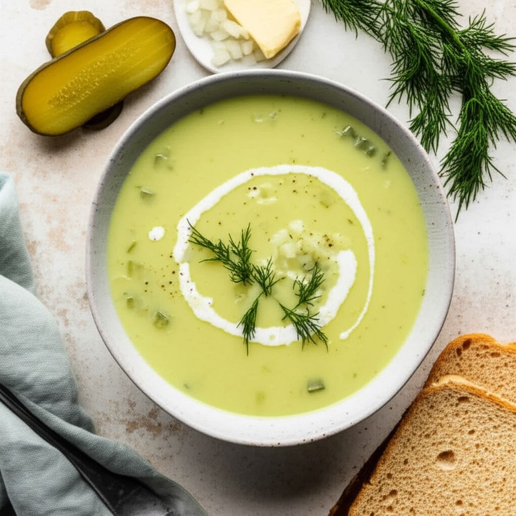 Cream Of Dill Pickle Soup