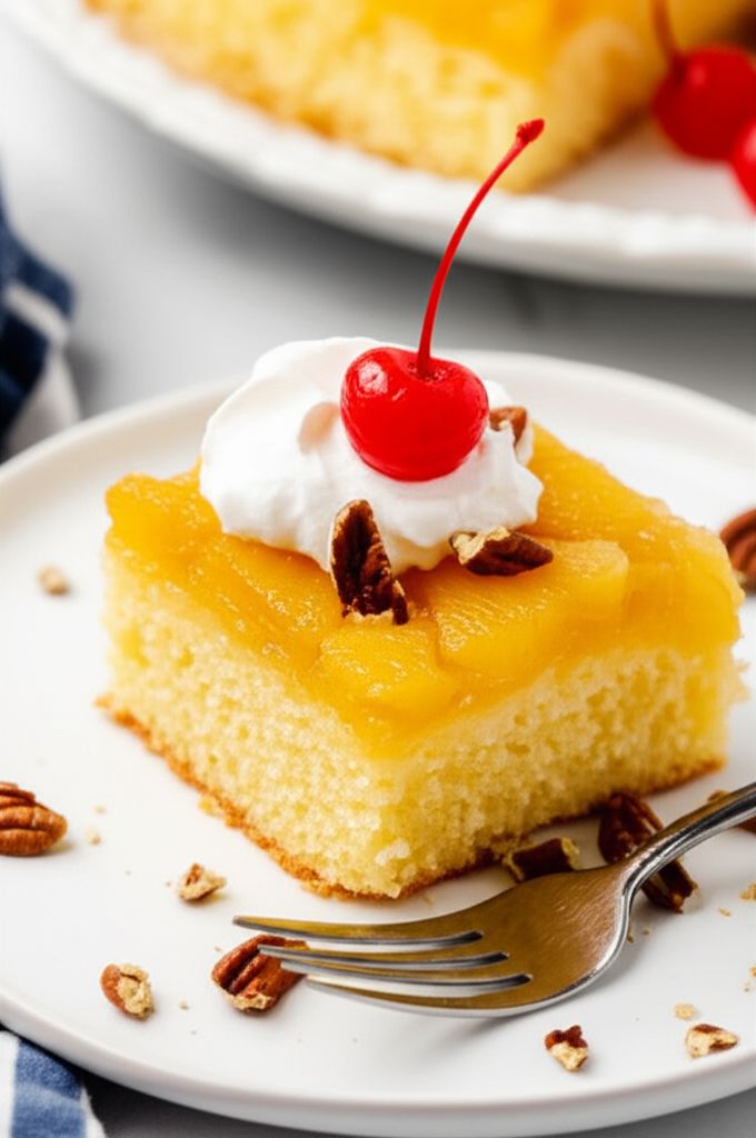 Crushed Pineapple Upside Down Cake