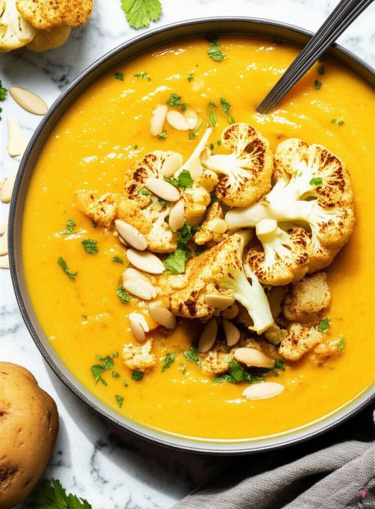 Curried Cauliflower-Potato Soup