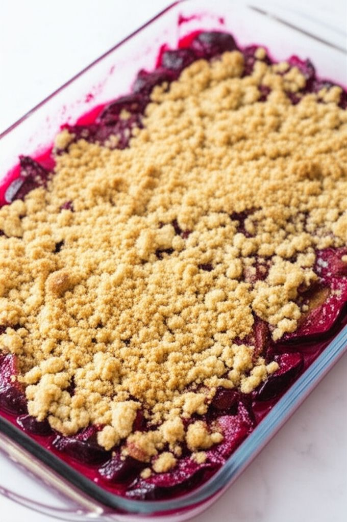 Diane's Plum Crumble