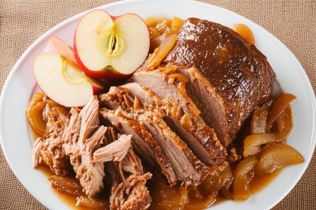Easy Slow Cooker Apple Pork Roast