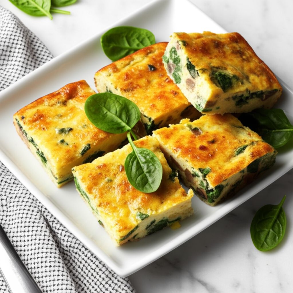 Egg, Spinach, and Mushroom Slow Cooker Casserole