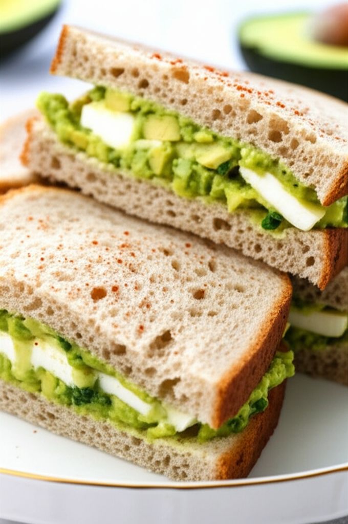 Egg-Style Avocado Salad Sandwiches