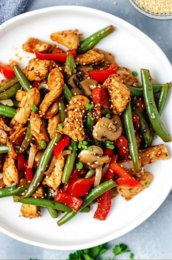 Fiery Chicken Thigh Stir-Fry