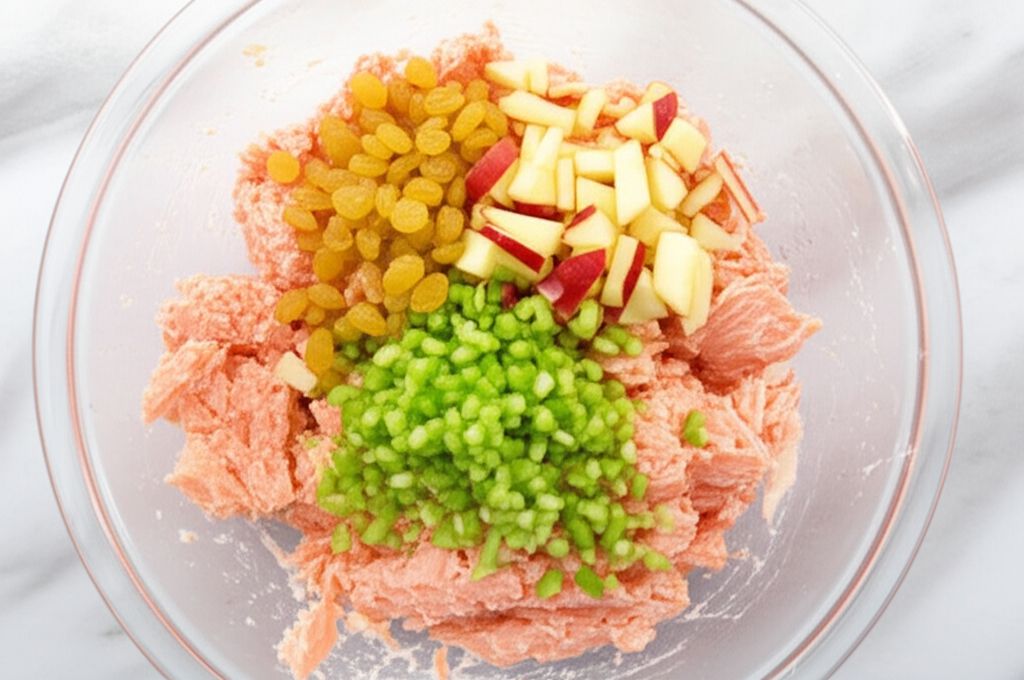 Fruity Red Salmon Salad