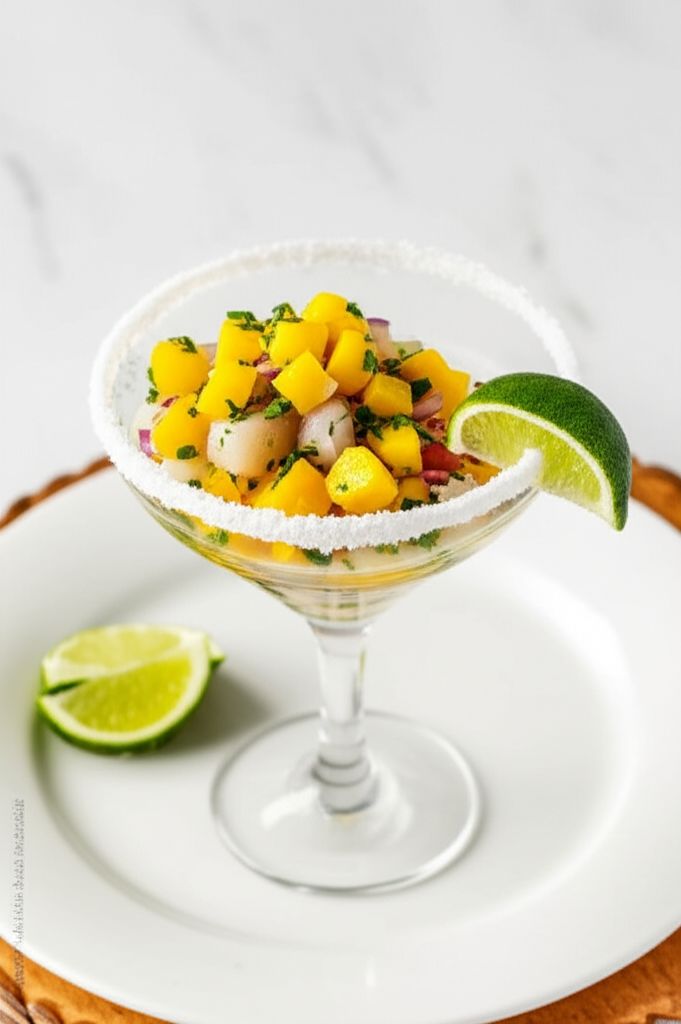 Halibut-Mango Ceviche