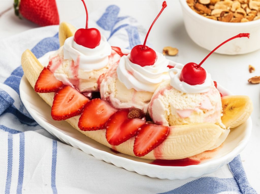 Homemade Banana Split