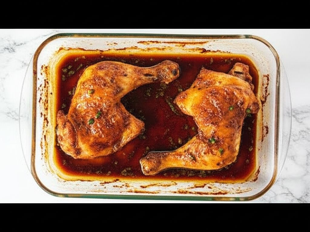 Honey-Mustard Baked Chicken Legs