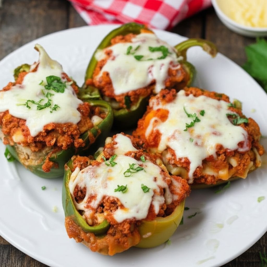 Lasagna-Stuffed Peppers