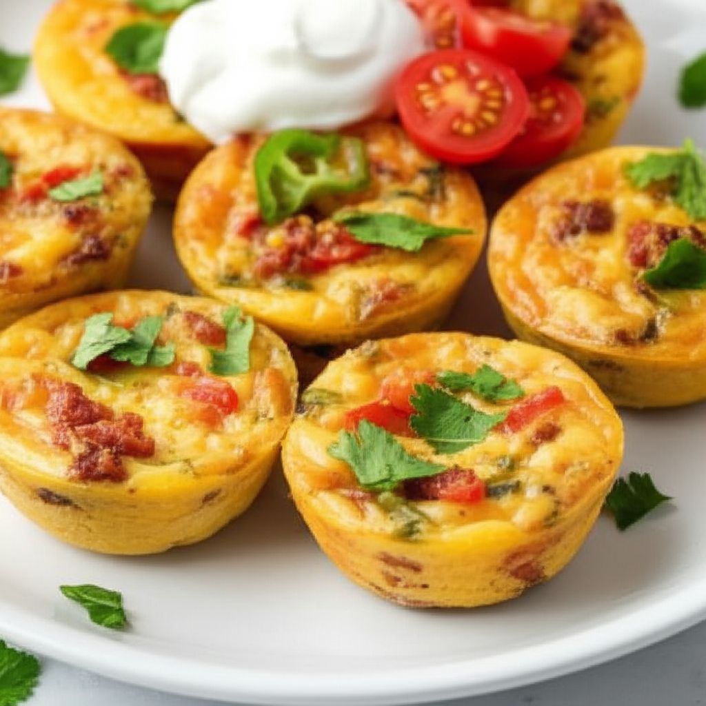 Marvelous Mini Mexican Quiches