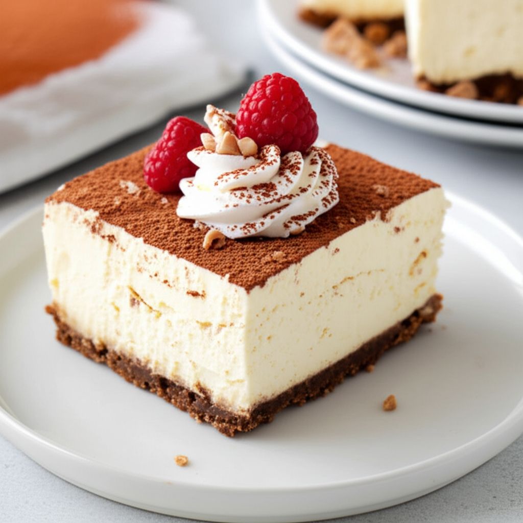 No-Bake Tiramisu Cheesecake
