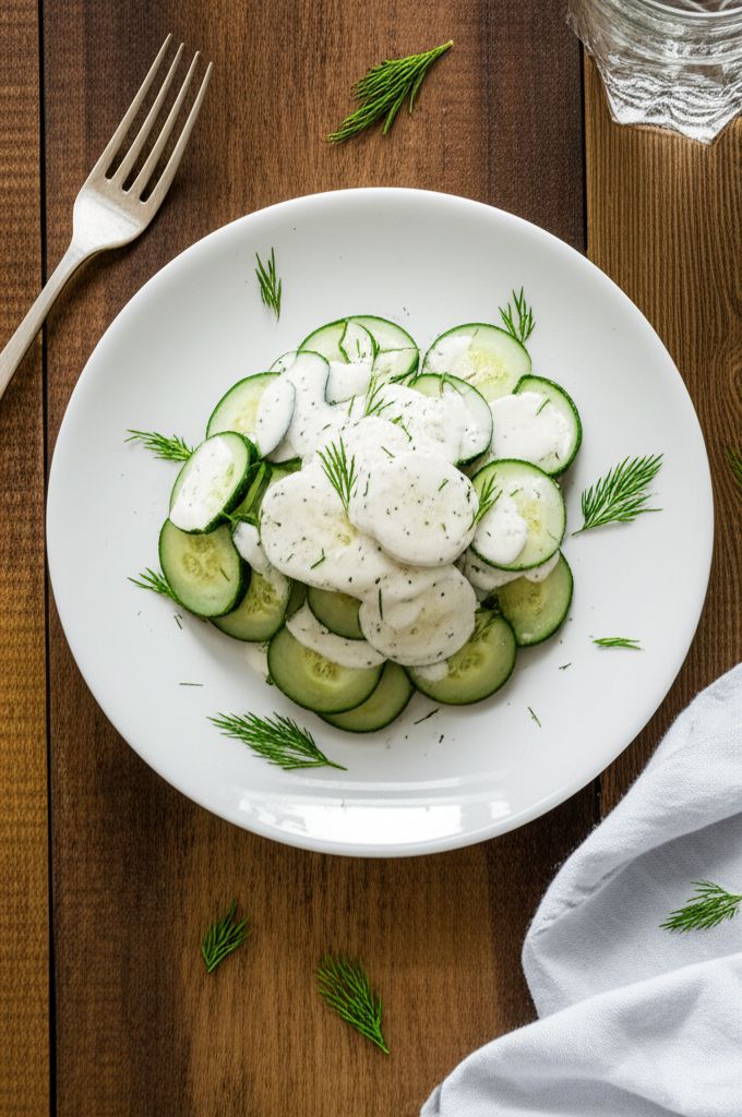 Omi's Cucumber Salad