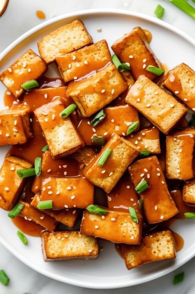 Orange Beef-Style Tofu Stir-Fry