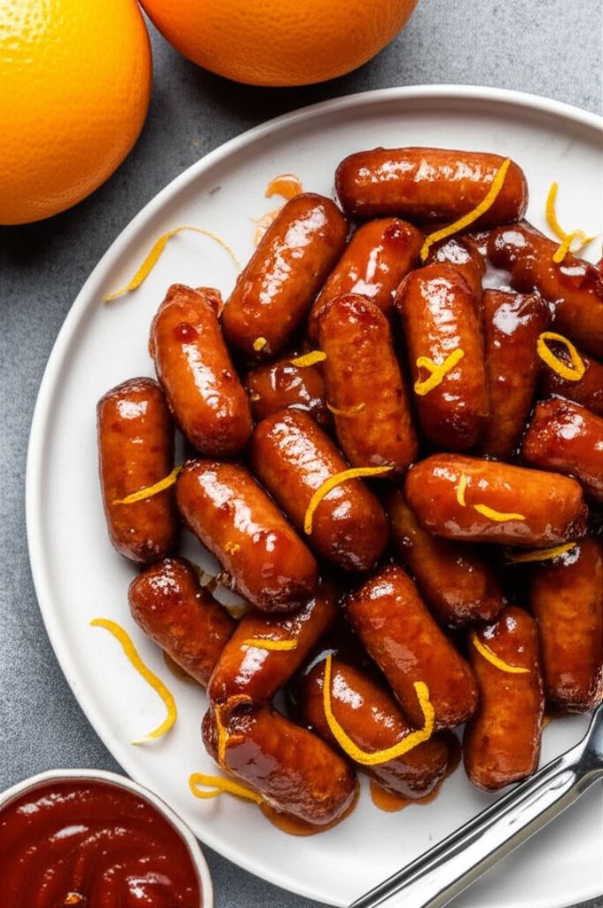 Orange Glazed Weenies