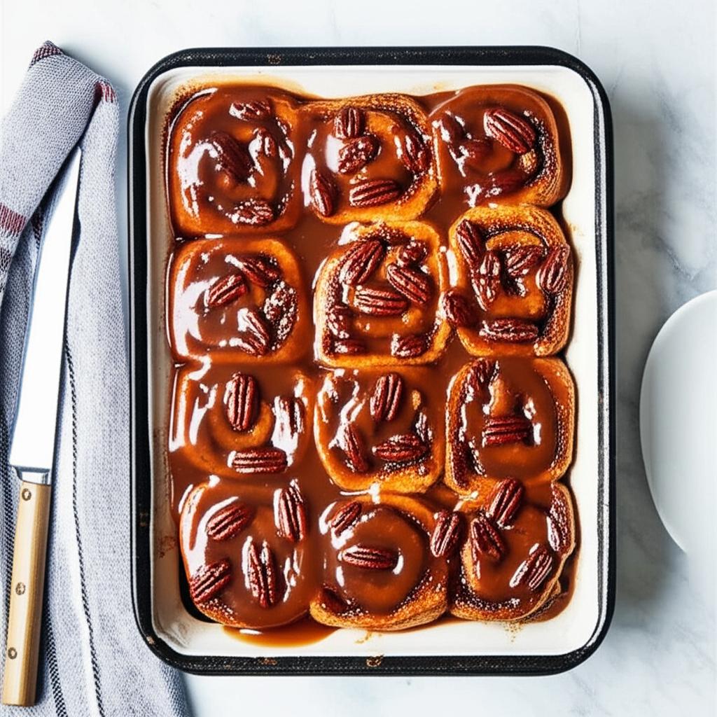 Overnight Caramel Pecan Rolls