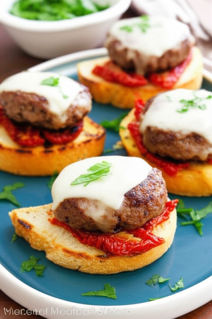 Provolone Meatball Sliders