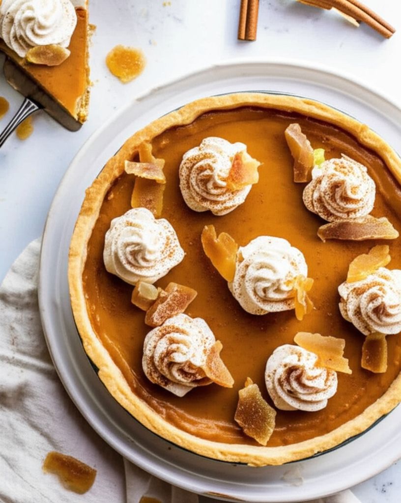 Pumpkin Bavarian Cream Tart